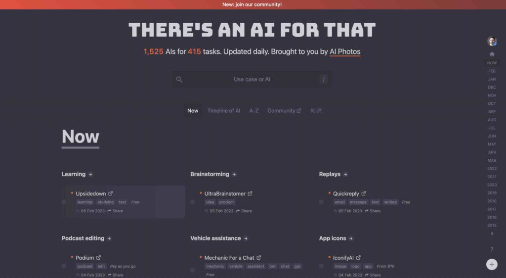 list of tools for AI for small businesses 