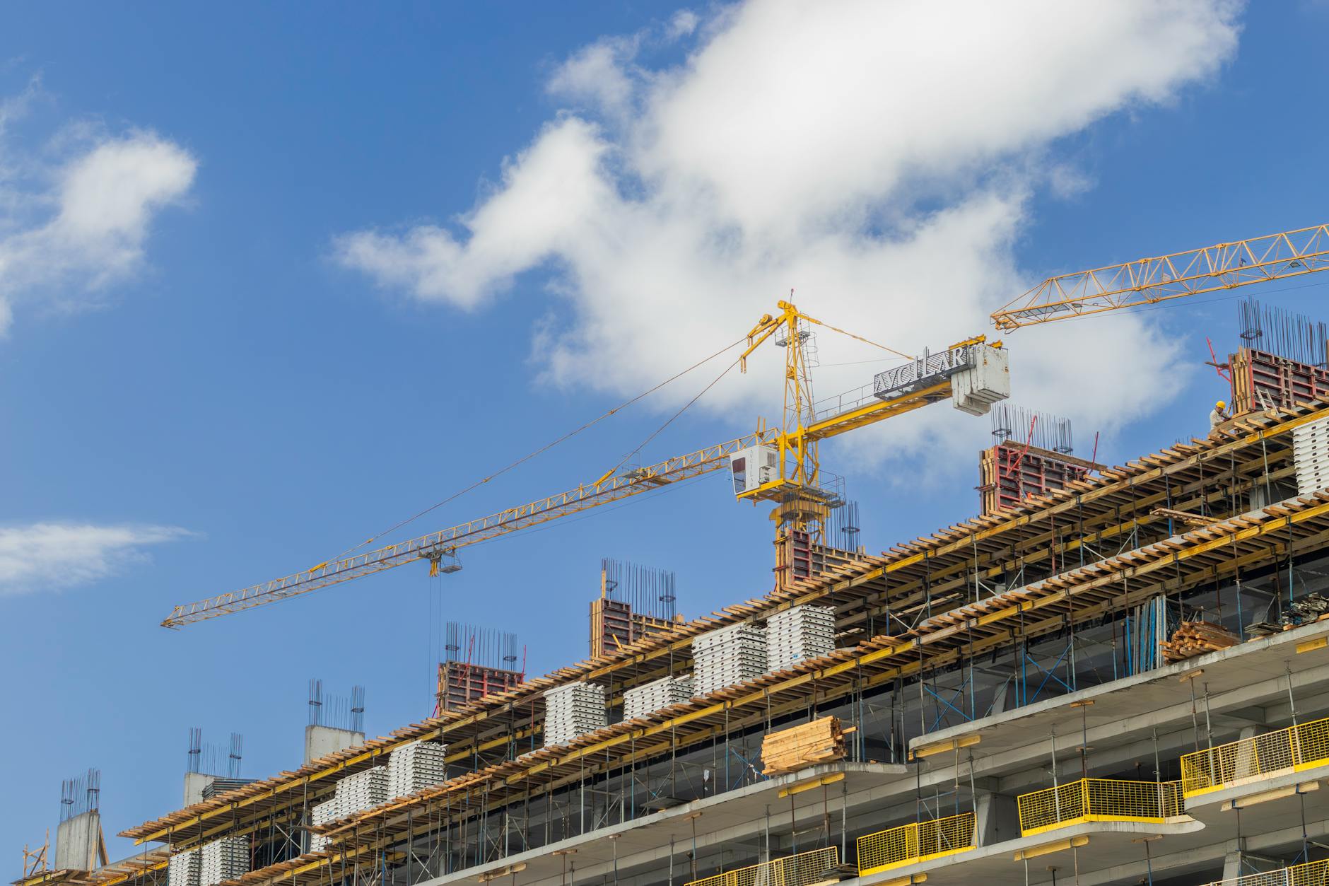 Engineering construction project site