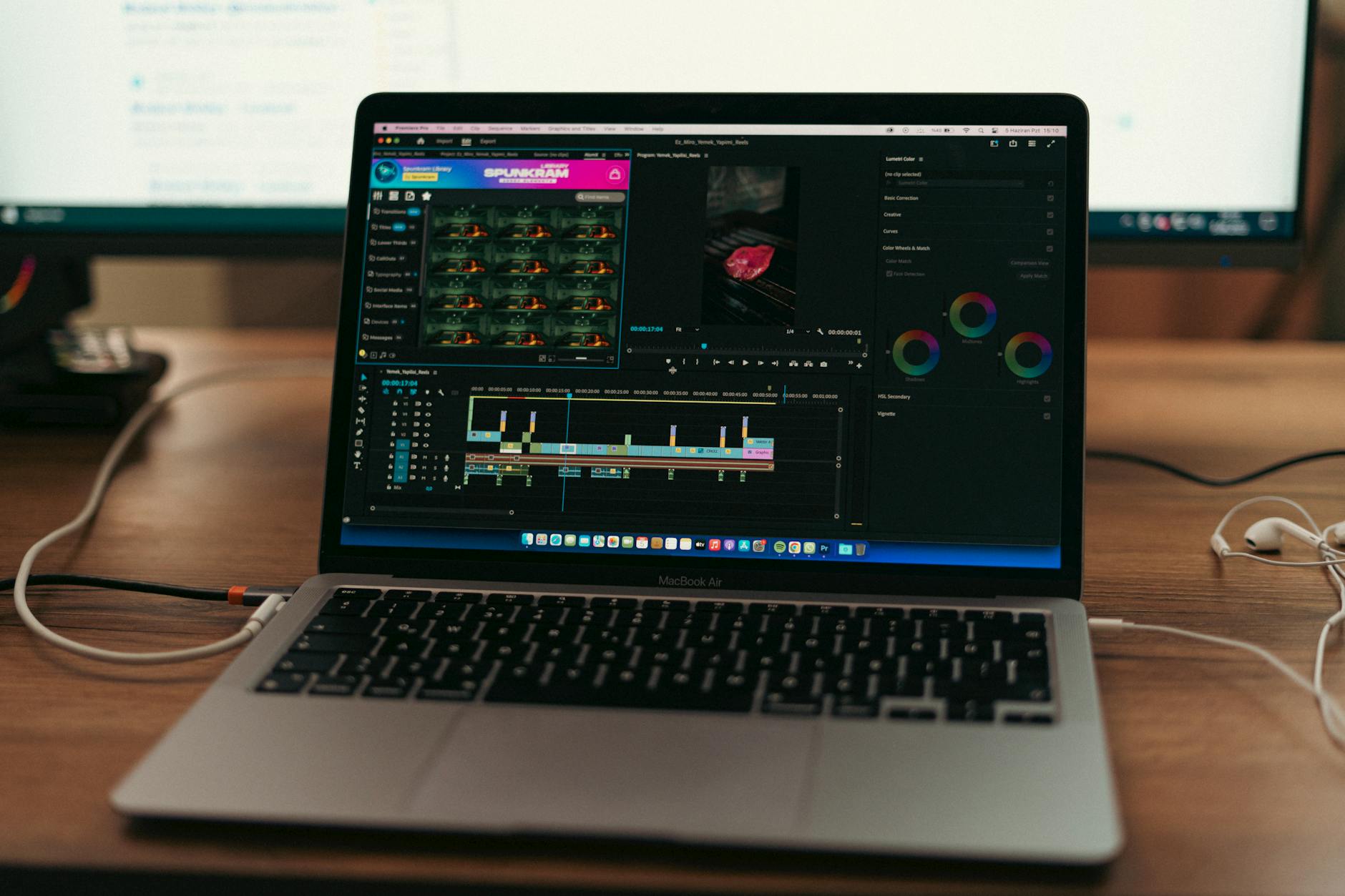 Modern office with connected workflow systems